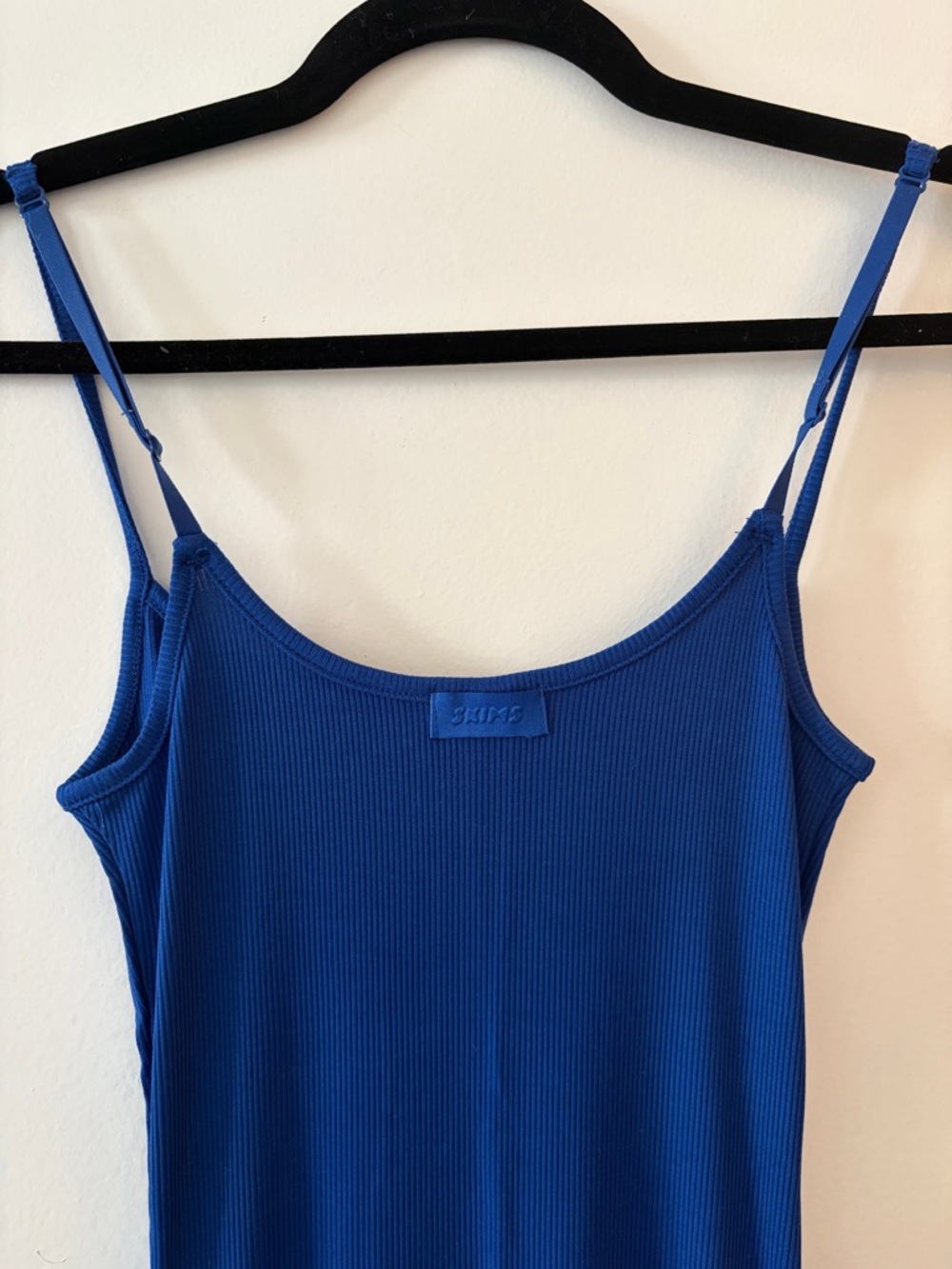 Skims Soft Lounge Cobalt Blue Slip Midi Maxi Dress - Picture 7 of 9